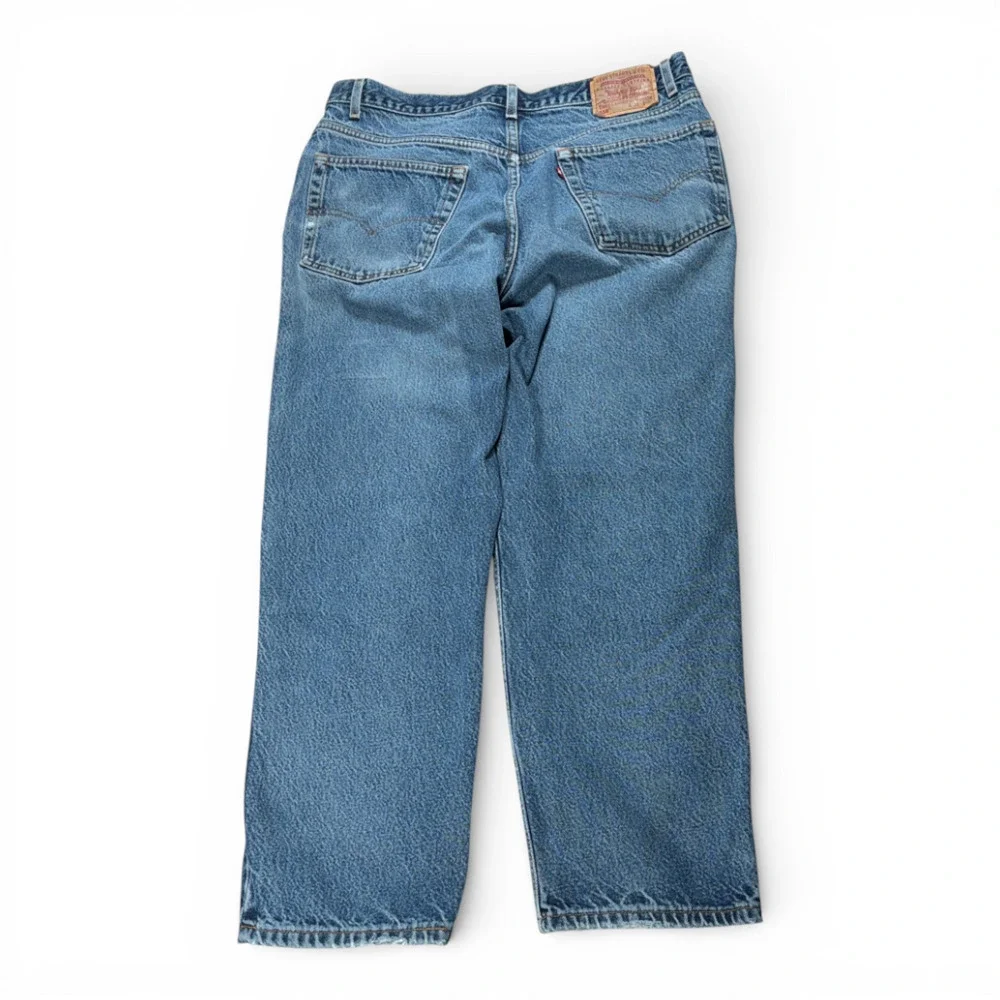 Vintage Levis 550 Jeans Mens 38x30 Blue Denim Relaxed Tapered Medium Wash Y2K